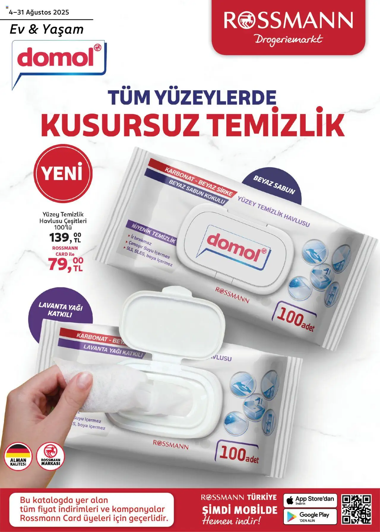 Rossmann Ağustos Ev & Yaşam Kataloğu (04 - 31 Ağustos 2025) - Sayfa numarası 1 - Sirke, Sabun