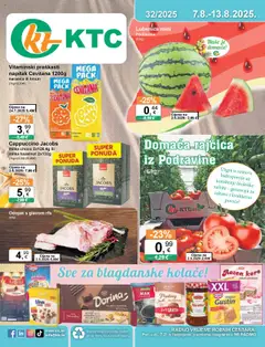 Pregled letka Katalog trgovine KTC vrijedi od 07.08.2025