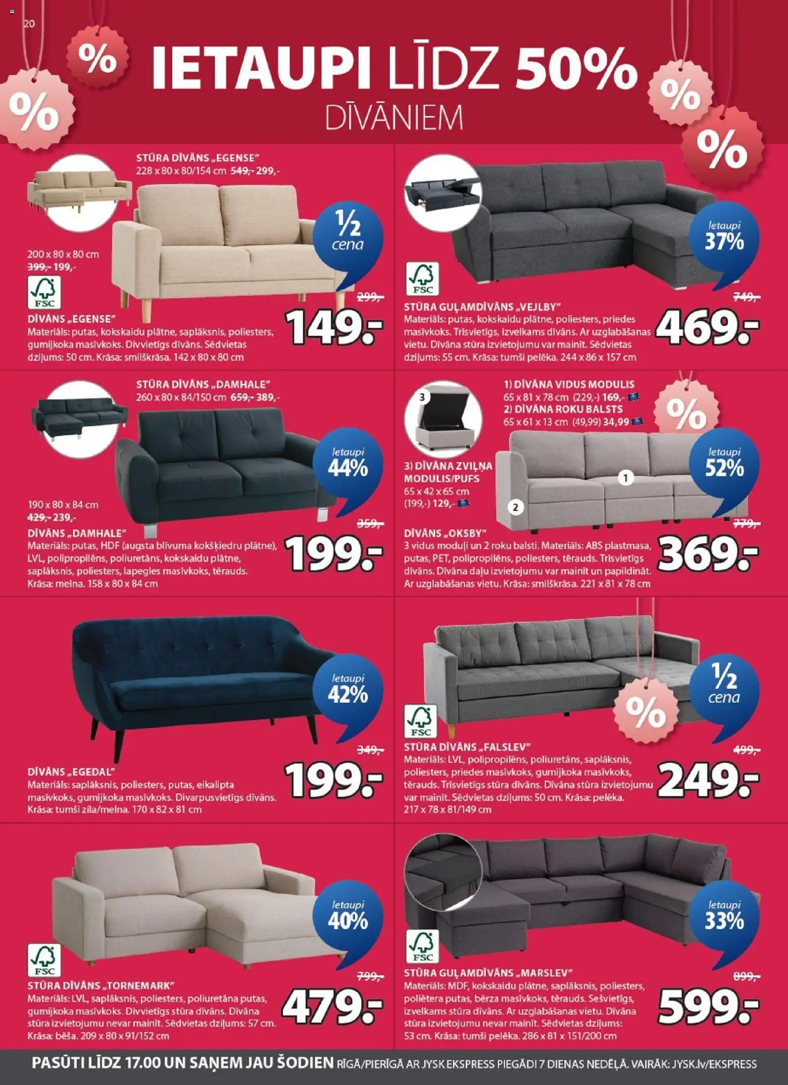 Skatīt Jysk akciju bukletu, derīgs no 2026.01.06