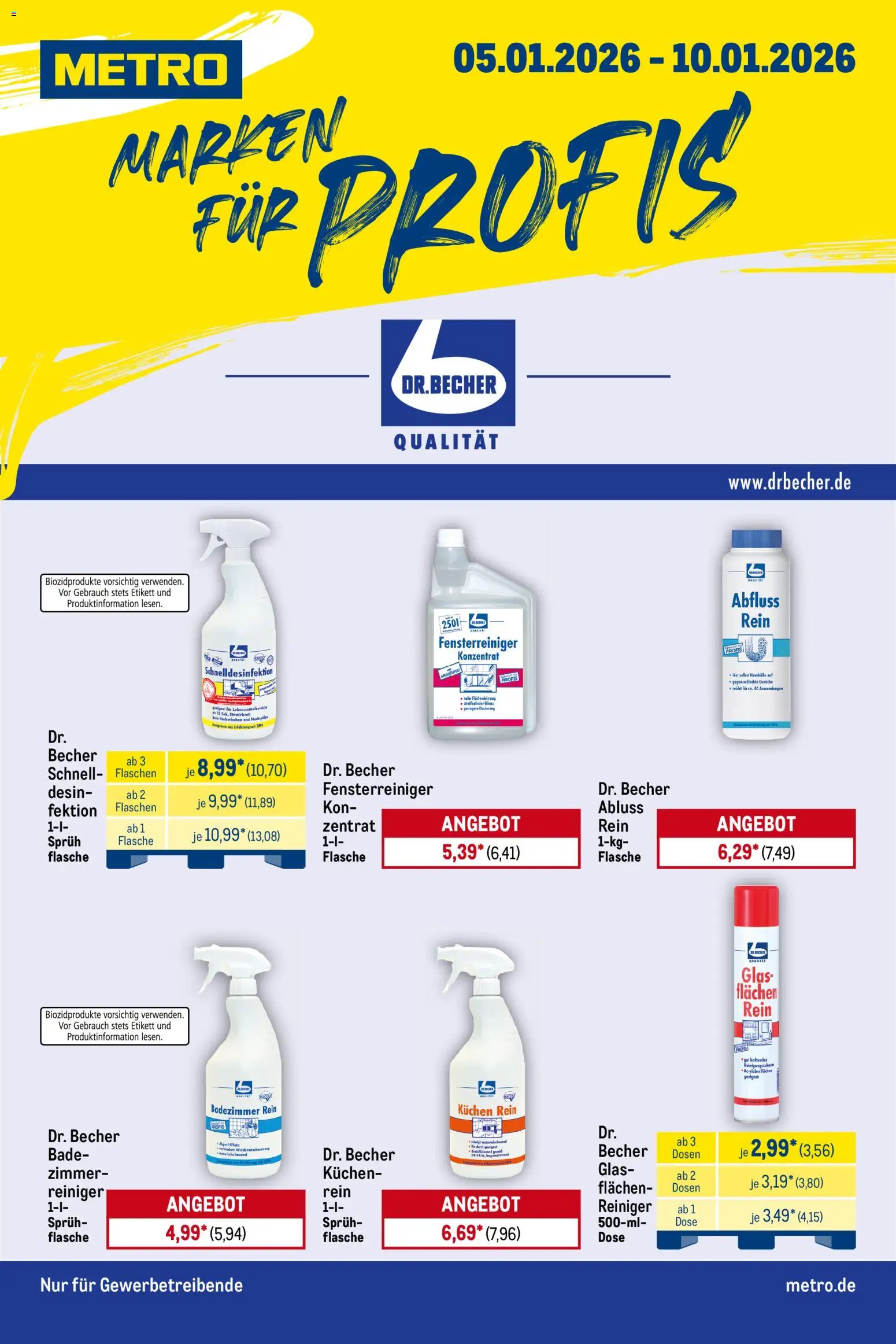 Vorschau von dem Prospekt des Geschäftes Metro, gültig ab dem 05.01.2026