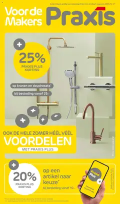 Voorbeeld van Folder van winkel Praxis geldig vanaf 28-07-2025