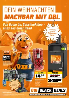 Vorschau der Angebote: OBI Dein Weihnachten Machbar Mit Obi gültig ab 14.11.2025