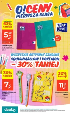Pogląd gazetki "O!ceny pierwsza klasa" ze sklepu Dealz ważnej od 18.08.2025