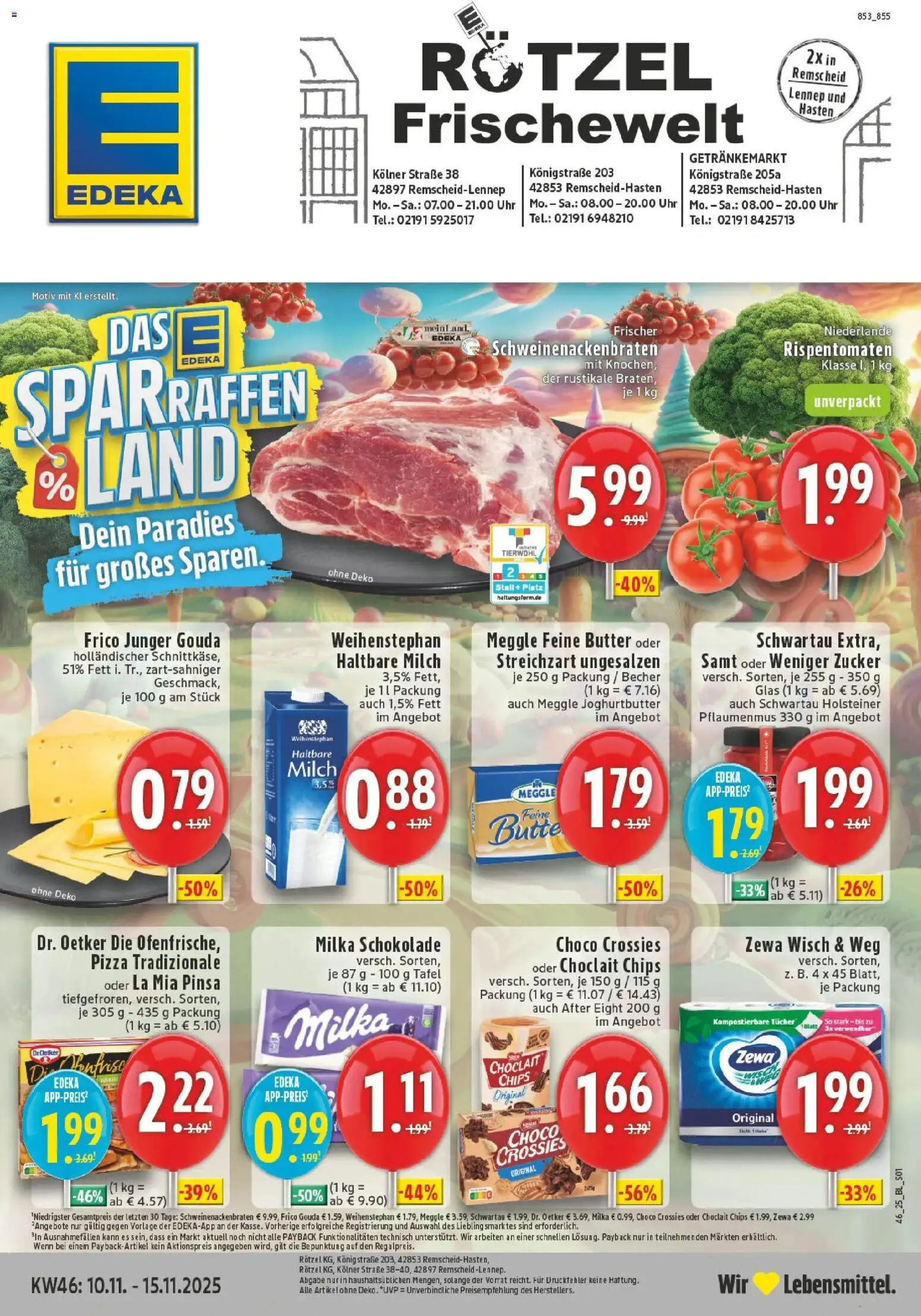 Vorschau von dem Prospekt des Geschäftes Edeka, gültig ab dem 09.11.2025