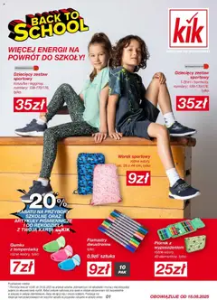 Pogląd gazetki "Gazetka" ze sklepu Kik ważnej od 18.08.2025