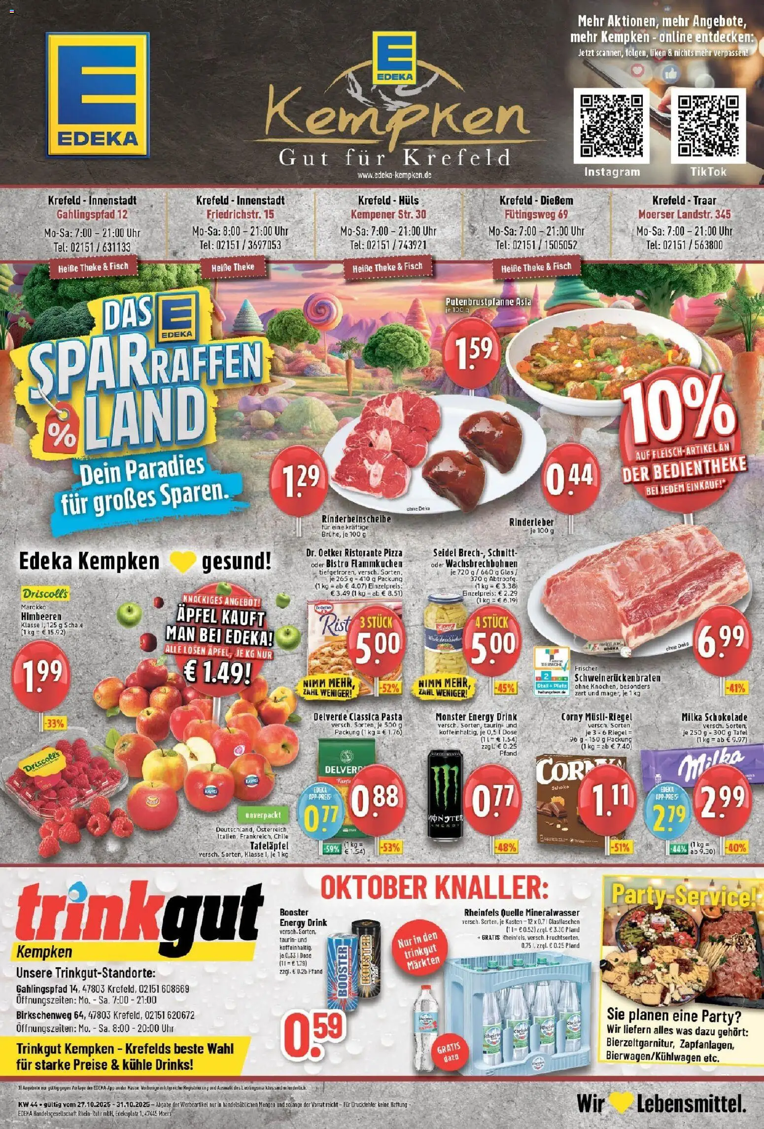 Vorschau von dem Prospekt des Geschäftes Edeka, gültig ab dem 26.10.2025