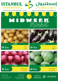 Preview of the catalogue Midweek Market of store Istanbul Supermarket valid from 9 Sep, 2025