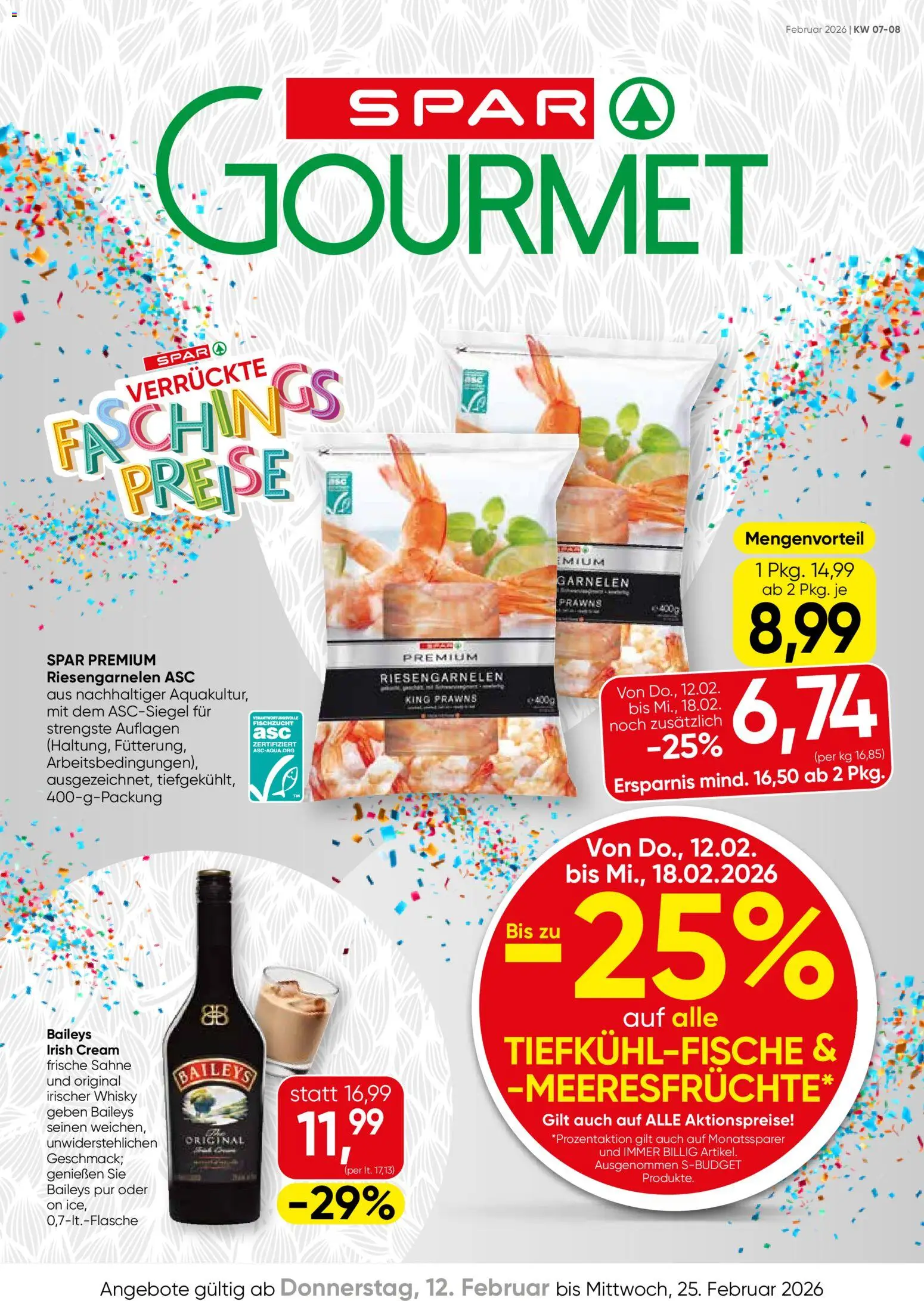Vorschau der Angebote: SPAR Gourmet Burgenland gültig ab 12.02.2026 - Sahne