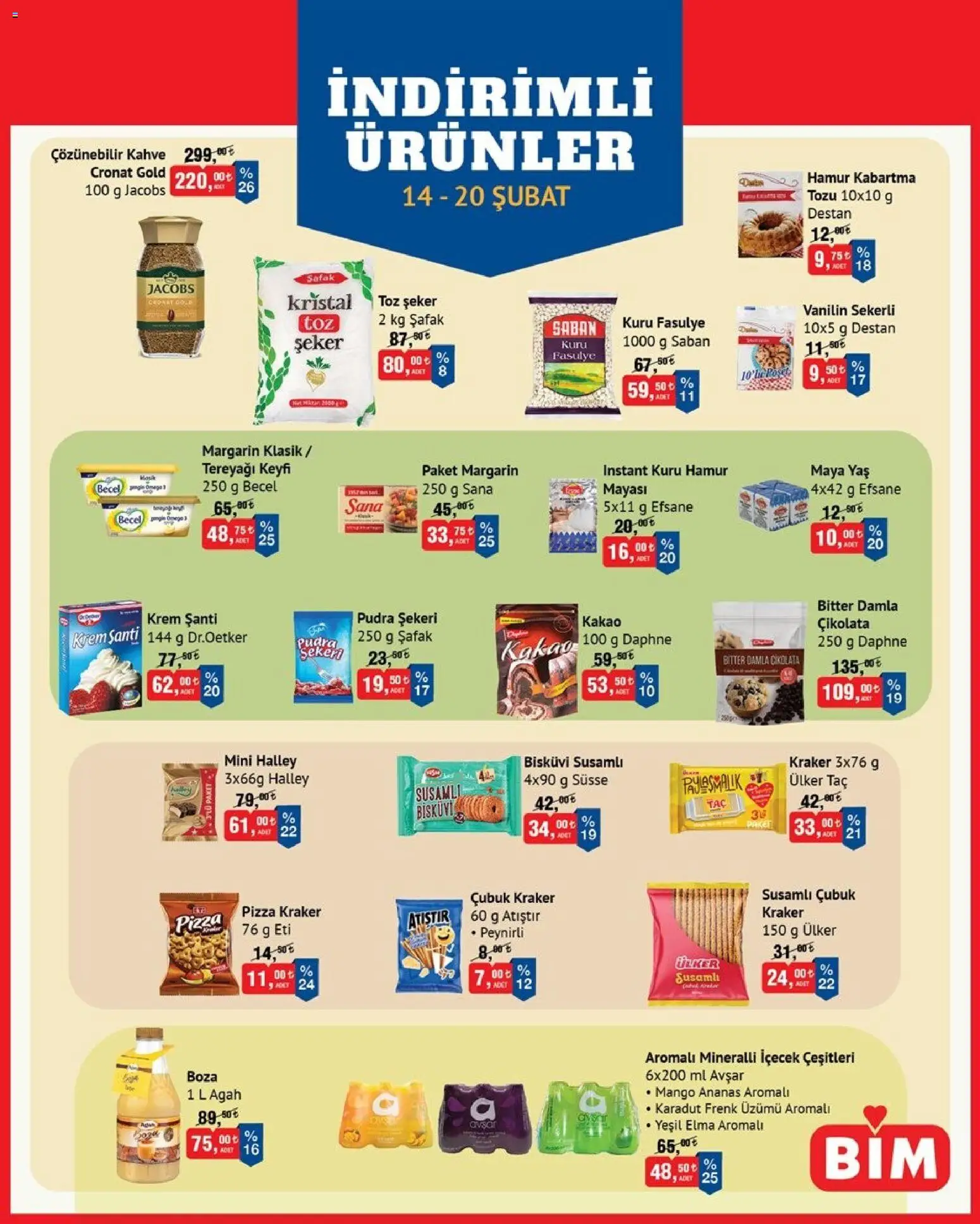 BİM İndirimli Ürünler 14.02.2026 - Broşürünün önizlemesi