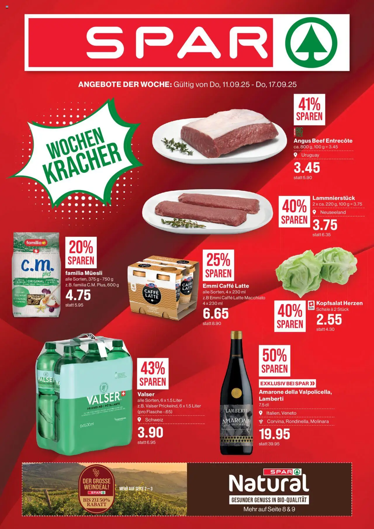 SPAR Aktionen ab 11.09.2025 - Seitennummer 1