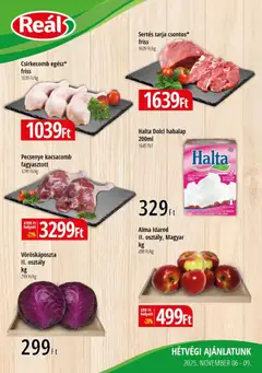 Reál - Bevásárló hétvége - Kisalföld megtekintése, amely érvényes 2025.11.06.-től