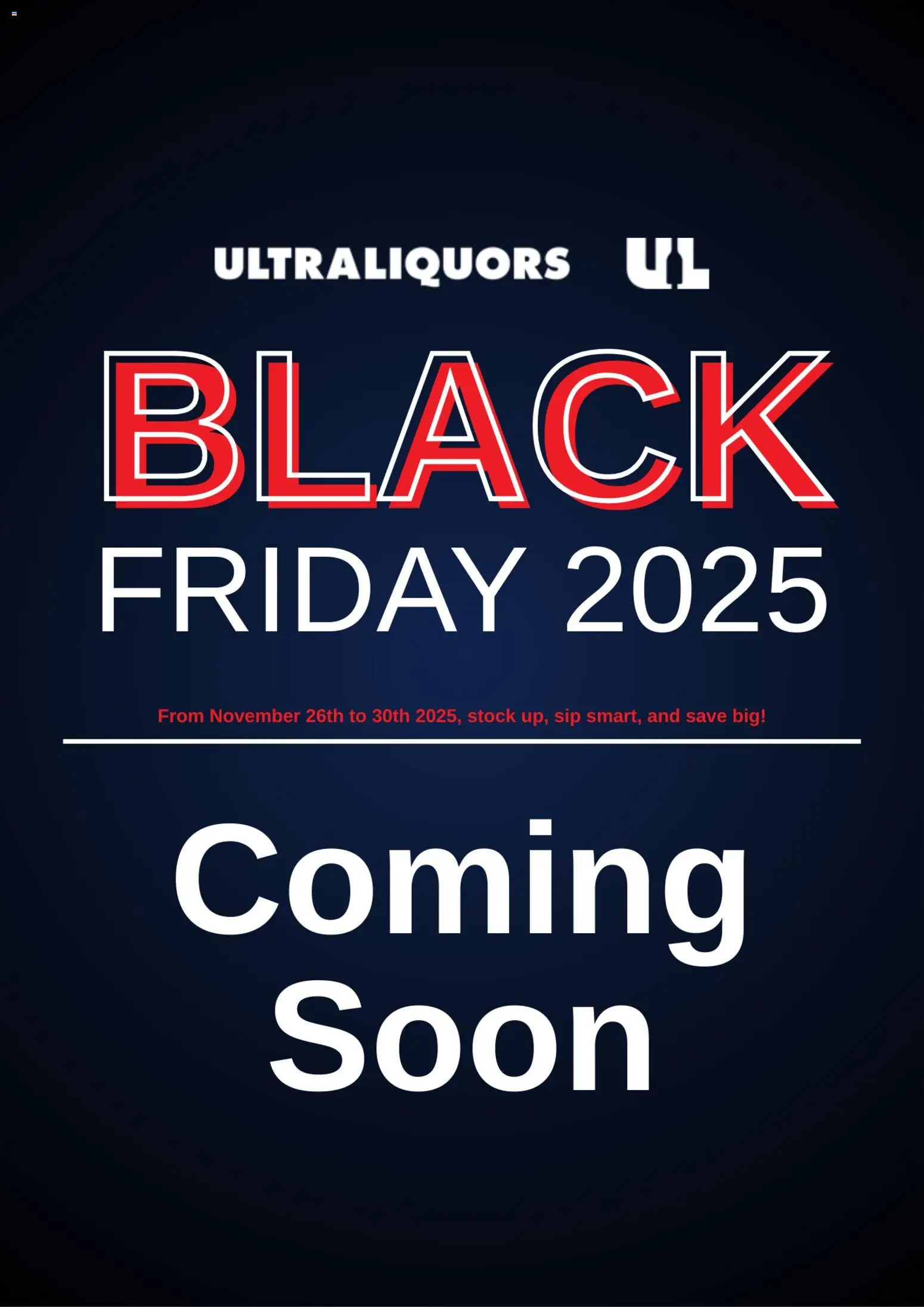 Preview of Ultra Liquors flyer valid from 23/11/2025