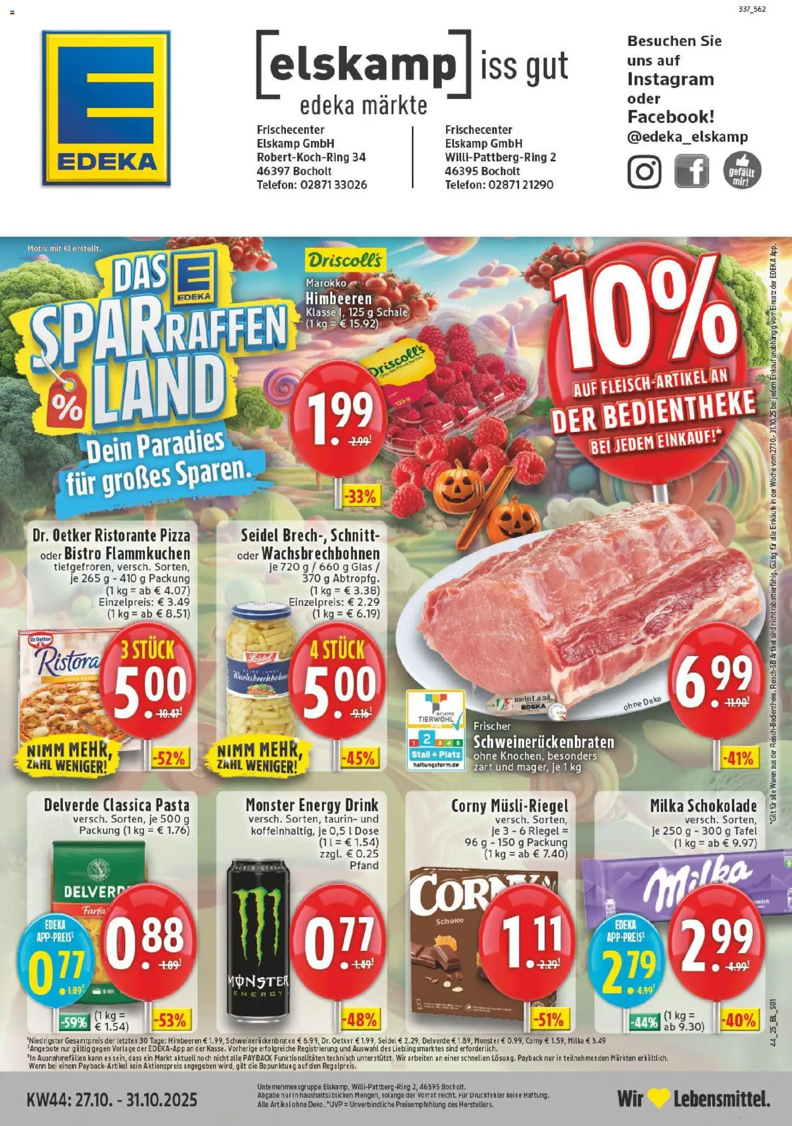 Vorschau von dem Prospekt des Geschäftes Edeka, gültig ab dem 26.10.2025