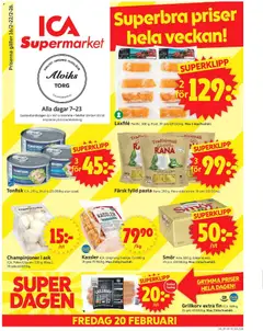 Förhandsgranska reklamblad Bromma från butik ICA Supermarket gäller från 16/02/2026