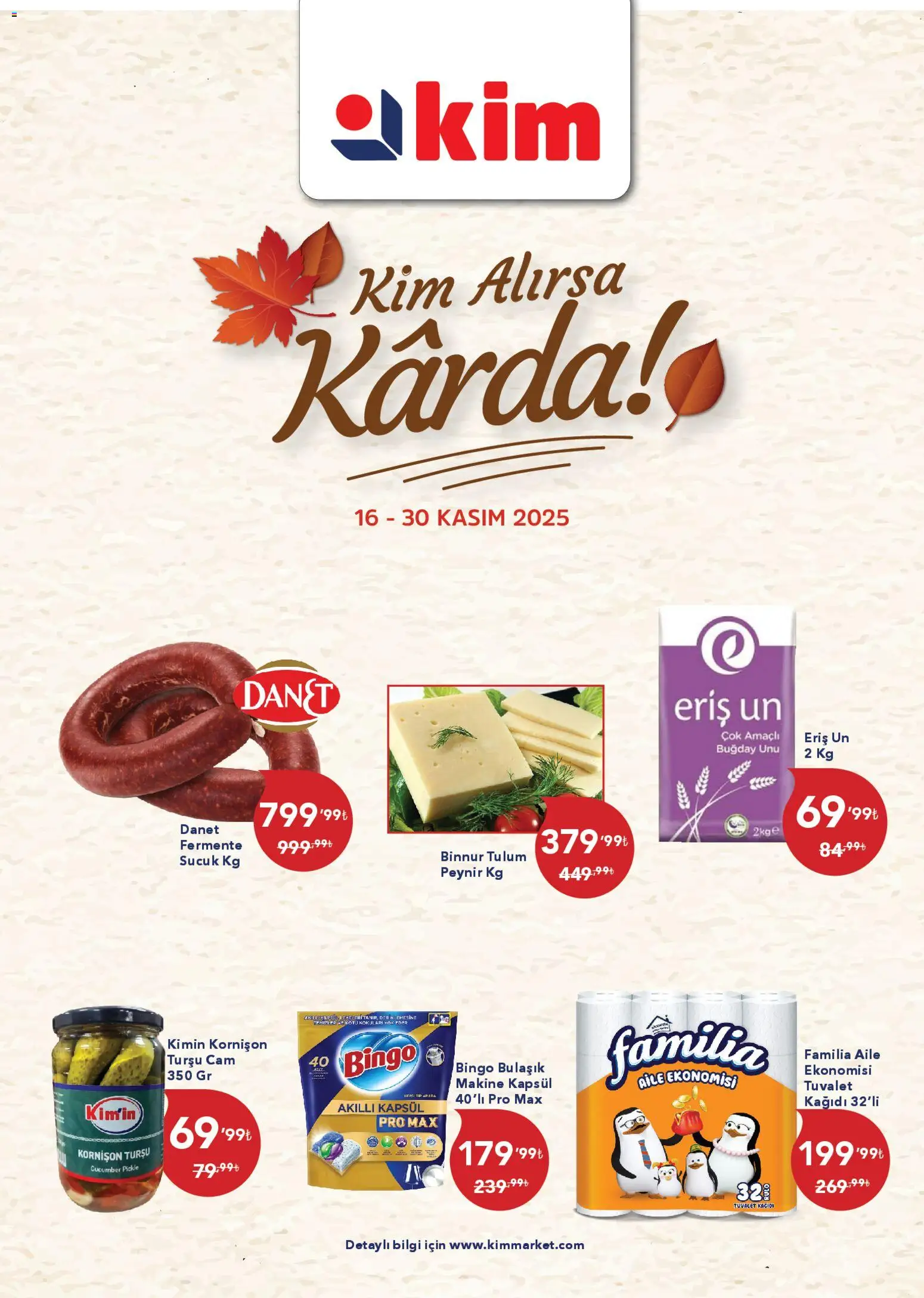 Kim Market Katalog 16.11.2025 - Broşürünün önizlemesi