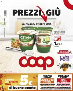 Anteprima dell'opuscolo Volantino Domodossola dal negozio COOP valido da 16/10/2025
