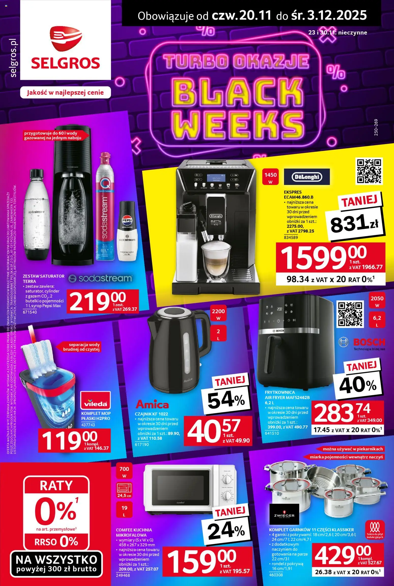 Pogląd gazetki "Black Friday" ze sklepu Selgros cash&carry ważnej od 20.11.2025