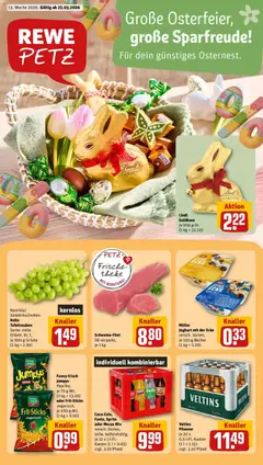 Vorschau von dem Prospekt des Geschäftes Rewe, gültig ab dem 23.03.2026