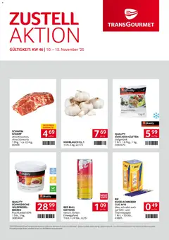 Vorschau der Angebote: Transgourmet Zustellaktion gültig ab 10.11.2025