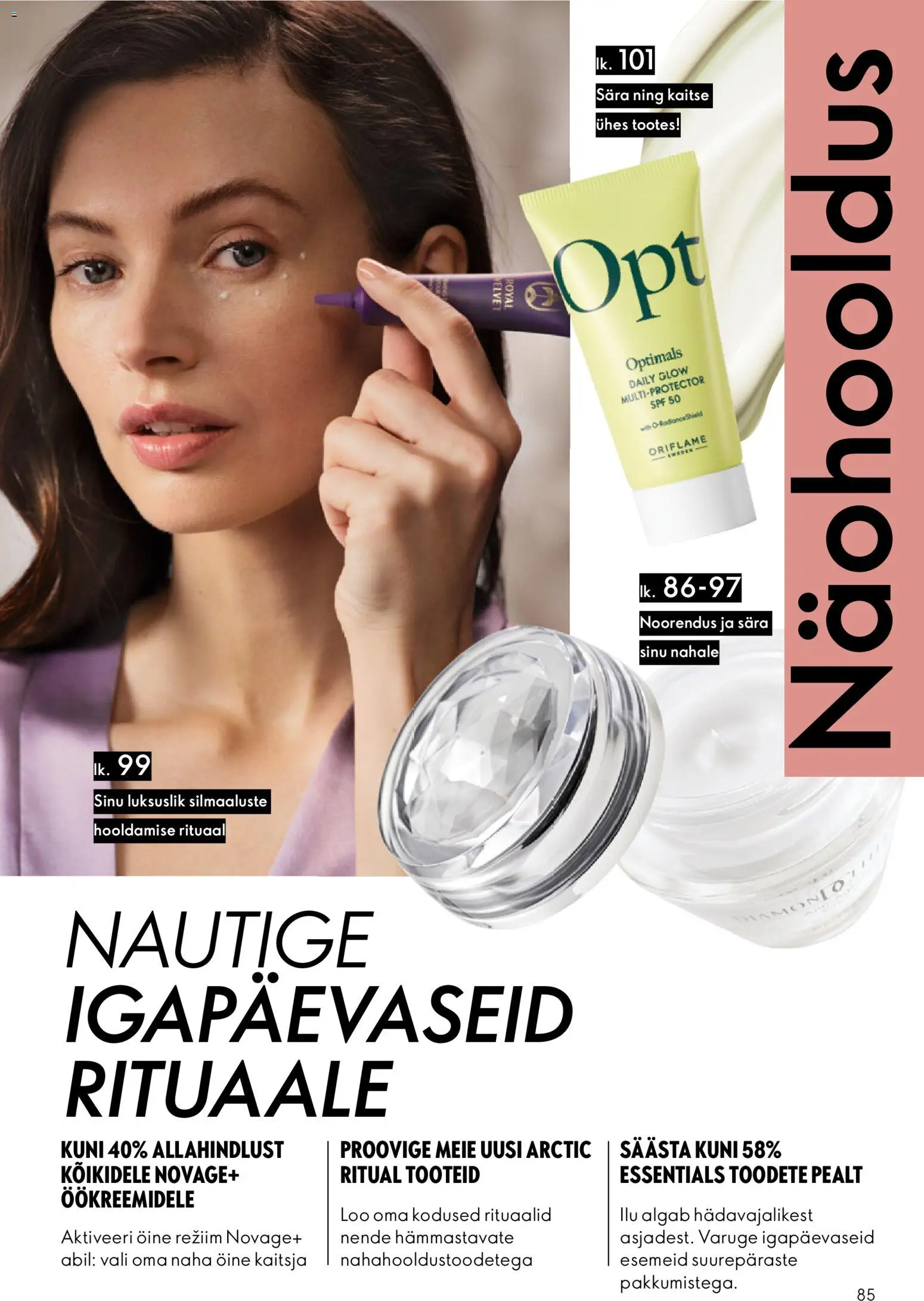 Oriflame kliendilehe eelvaade alates 2025.12.31