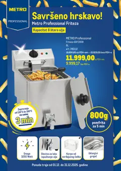 Pregled Metro kataloga - važi od 01.12.2025