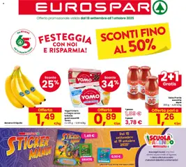 Anteprima dell'opuscolo Attuale volantino dal negozio Eurospar valido da 18/09/2025