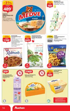 Auchan - Akciós újság Auchan megtekintése, amely érvényes 2025.10.30.-től | Oldal: 16