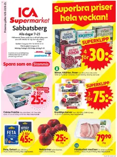 Förhandsgranska reklamblad Stockholm från butik ICA Supermarket gäller från 04/08/2025