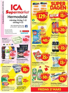Förhandsgranska reklamblad Malmö från butik ICA Supermarket gäller från 23/03/2026