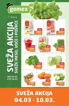 Pregled Gomex kataloga - važi od 04.03.2026