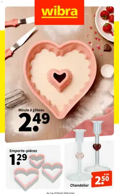 Prévisualisation de Catalogue du magasin Wibra formulaire valide 02/02/2026