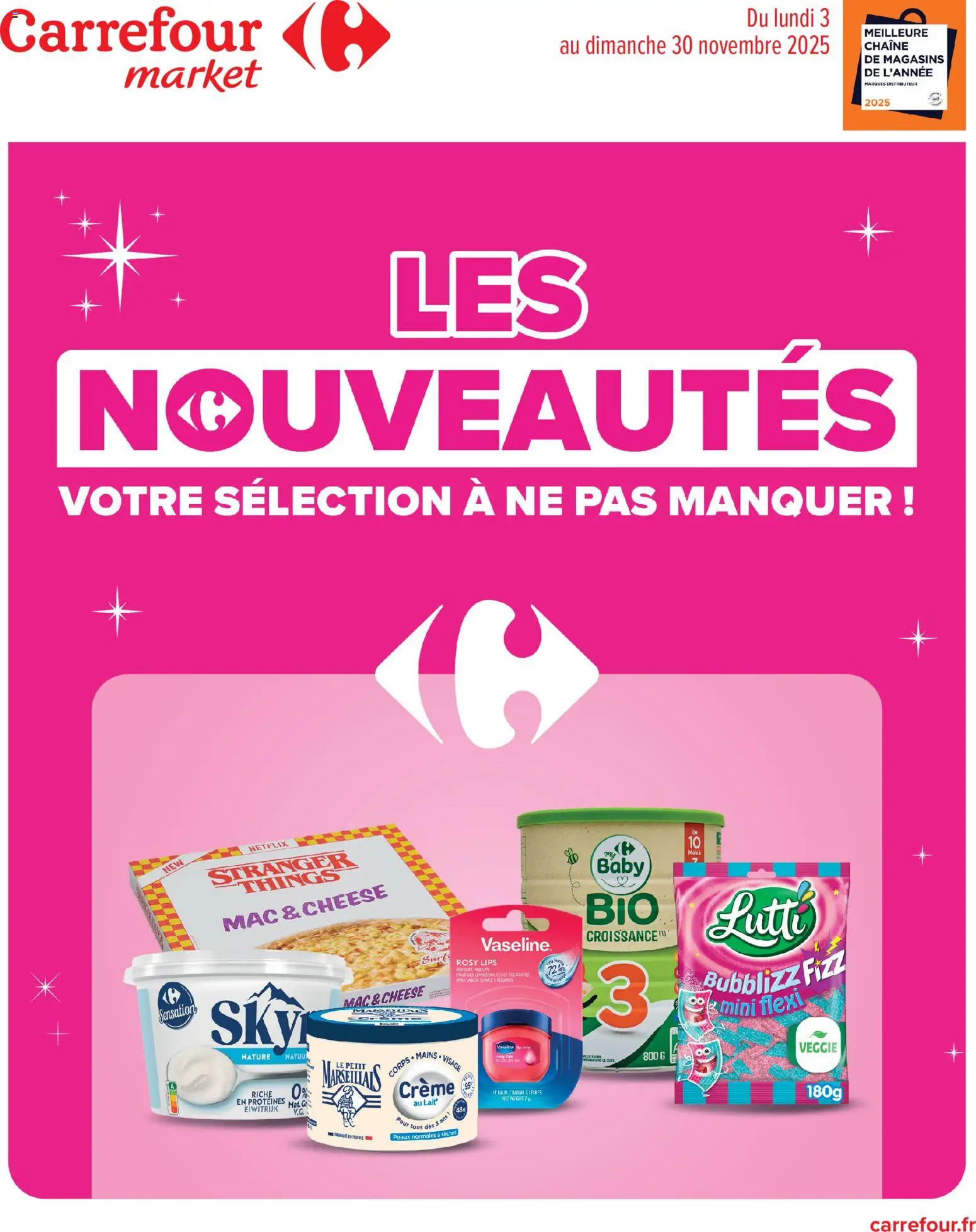 Prévisualisation de Catalogue les nouveautés de novembre du magasin Carrefour Market formulaire valide 03/11/2025