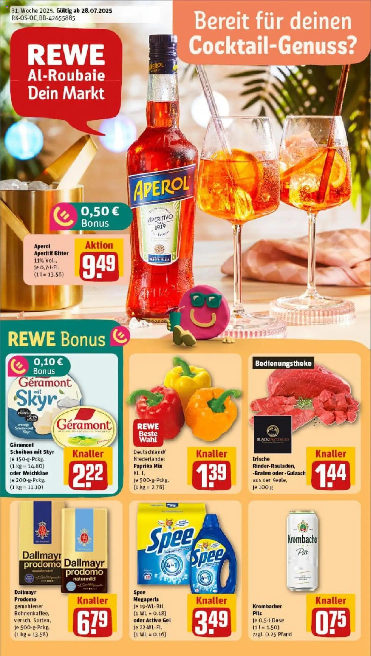 REWE Prospekt ab 27.07.2025 nächste Woche - Prospekt Berlin / Charlottenburg	