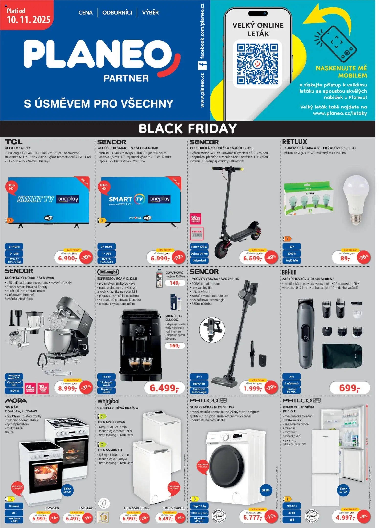 Náhled nabídky: Planeo Elektro Black Friday platný od 07.11.2025
