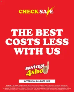 Preview of Check Save flyer valid from 01/10/2025
