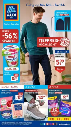 Vorschau von dem Prospekt des Geschäftes Aldi Süd, gültig ab dem 11.01.2026