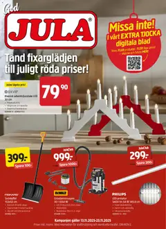 Förhandsgranska reklamblad Aktuella reklamblad Jula från butik Jula gäller från 13/11/2025