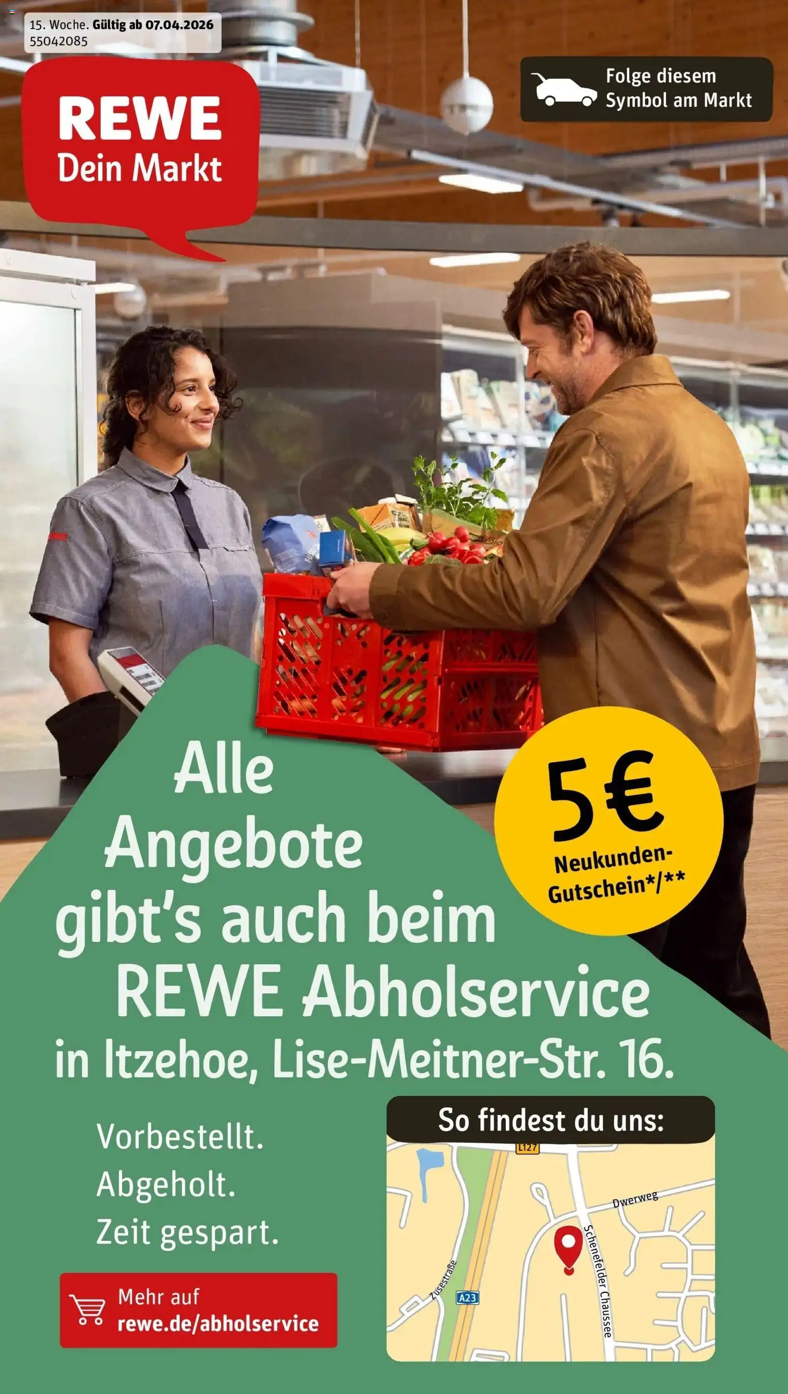 Vorschau von dem Prospekt des Geschäftes Rewe, gültig ab dem 05.04.2026