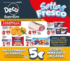 Anteprima dell'opuscolo Volantino SuperStore - Casapulla dal negozio Decò valido da 23/02/2026
