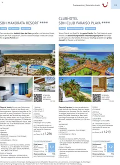 Vorschau von dem Prospekt des Geschäftes TUI, gültig ab dem 01.11.2025 | Seite: 113