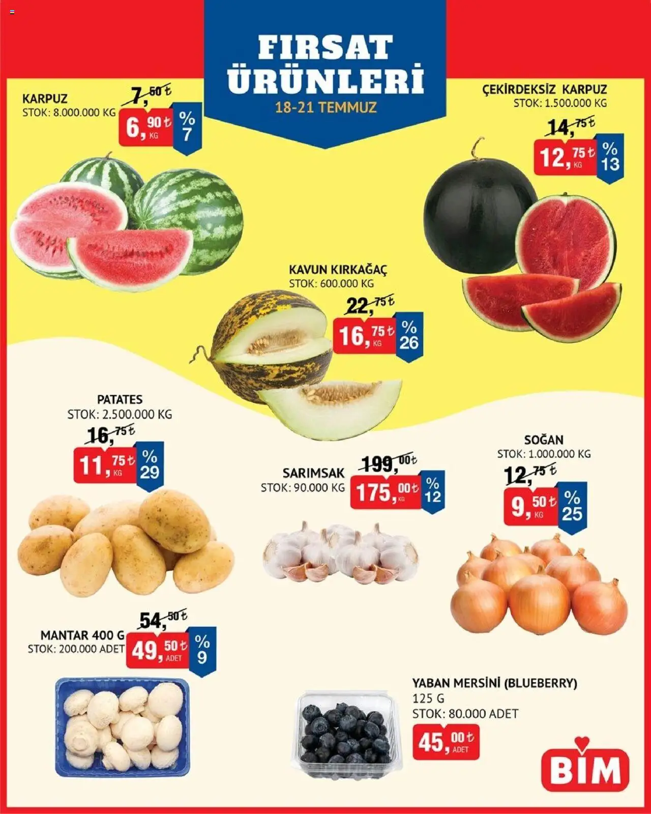 BİM Katalog bu hafta (18 Temmuz 2025) - Aktüel Broşür - Sayfa numarası 1