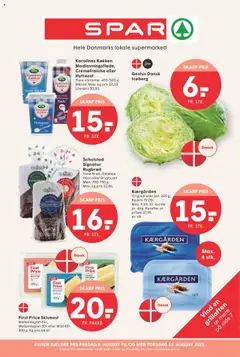 Eksempel på tilbudsavis Tilbudsavis fra butik Spar gyldig fra 08/08/2025