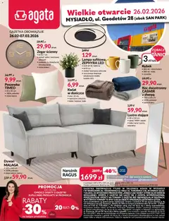 Pogląd gazetki "Otwarcie sklepu w Mysiadle" ze sklepu Salony Agata ważnej od 26.02.2026
