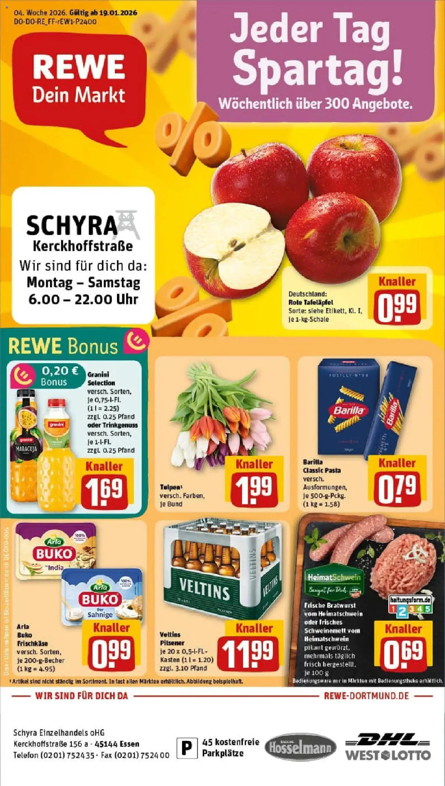 Vorschau von dem Prospekt des Geschäftes Rewe, gültig ab dem 19.01.2026