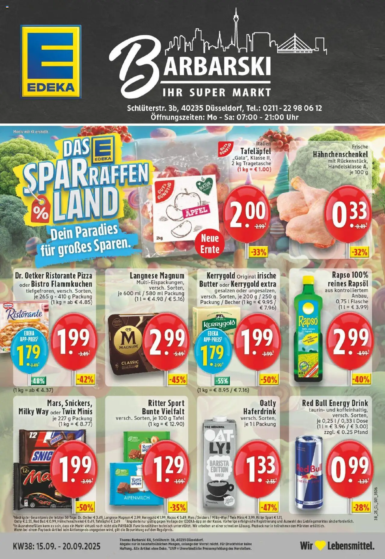 EDEKA Prospekt ab 14.09.2025 - Prospekt Düsseldorf Online