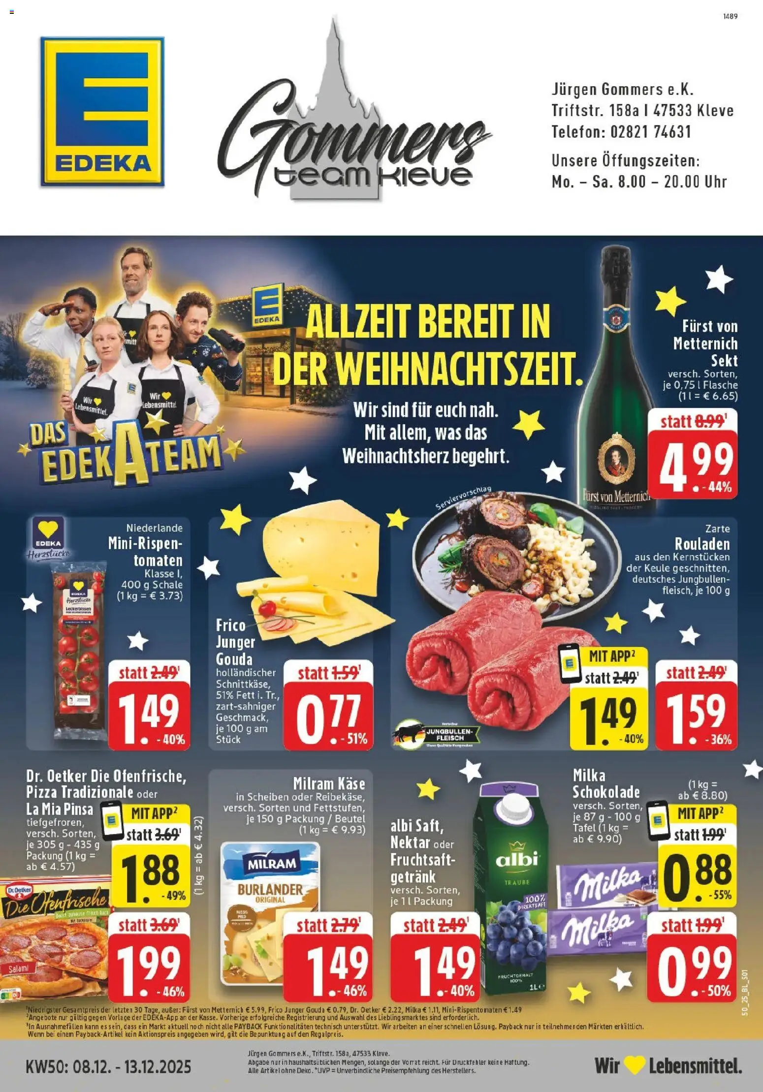 Vorschau von dem Prospekt des Geschäftes Edeka, gültig ab dem 07.12.2025