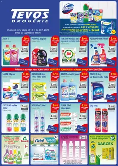 Náhľad TEVOS drogérie letáku platného od 13.01.2026