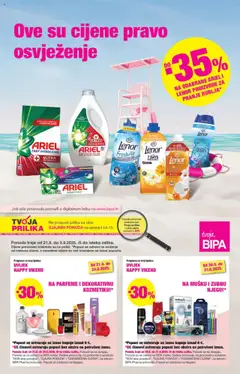 Pregled letka Katalog trgovine Bipa vrijedi od 21.08.2025