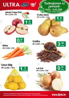 Pregled letka Trajanje akcije trgovine Djelo vrijedi od 04.02.2026