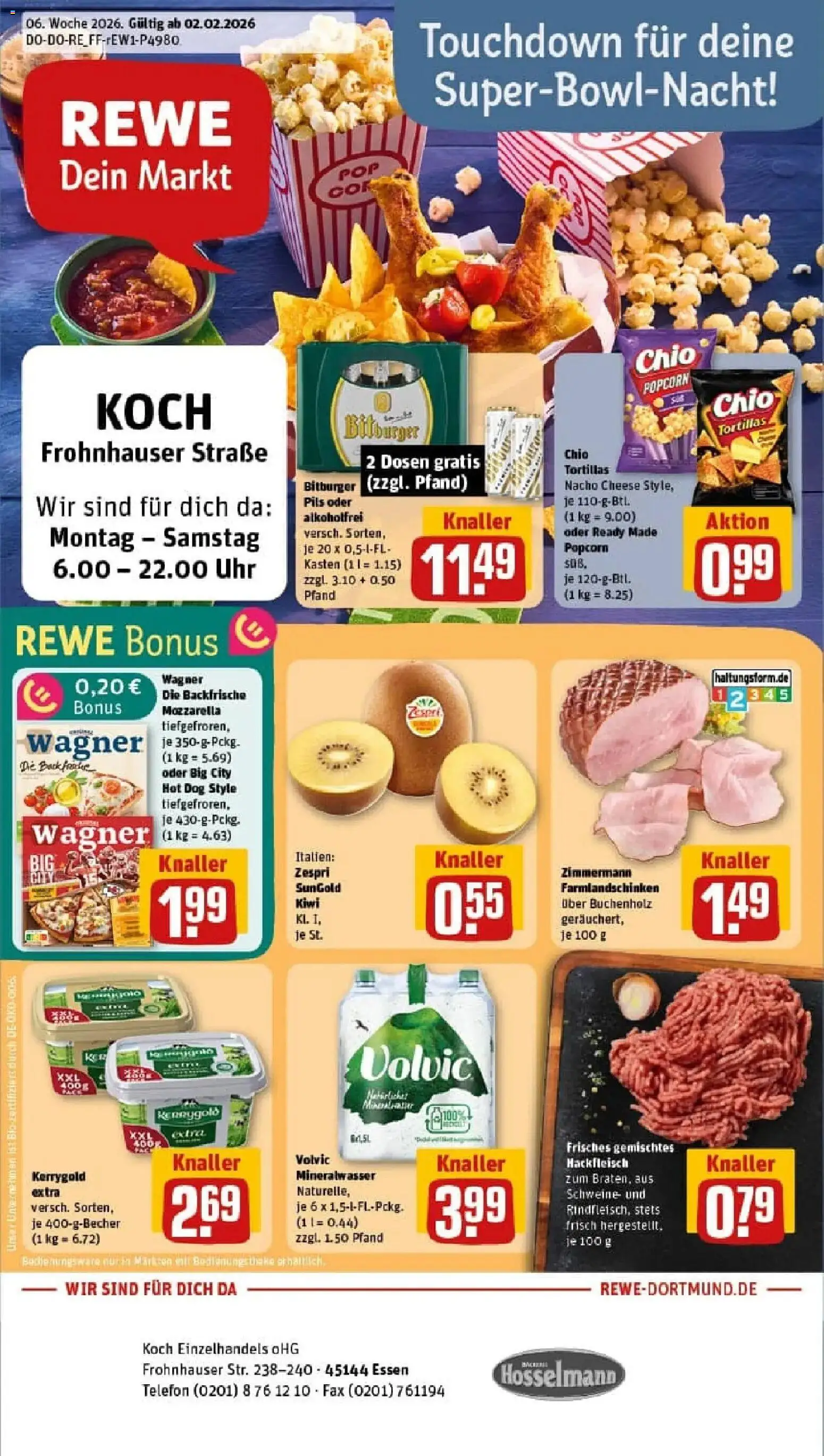 Vorschau von dem Prospekt des Geschäftes Rewe, gültig ab dem 01.02.2026